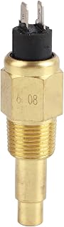Engine Water Temperature Sensor, 3/8'' NPT Brass Male Thread Coolant Cooling Temp Sensor, 100-248'F Thermostat Detector Sender for VDO 6~24V Engine Accessory