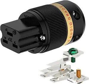 Viborg Audio Power Plug IEC C19 AC 20Amp Power Cable Connector - Image 1