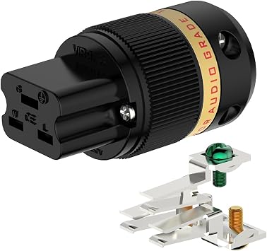 Viborg Audio Power Plug IEC C19 AC 20Amp Power Cable Connector - Image 2