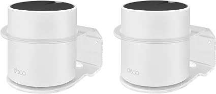Acrylic Wall Mount for TP-Link Deco X55 AX3000 WiFi 6 Mesh System(Deco X55), X55 Pro, X20, X60, X68 (AX3000,AX1800,AX3600), 2 Pack