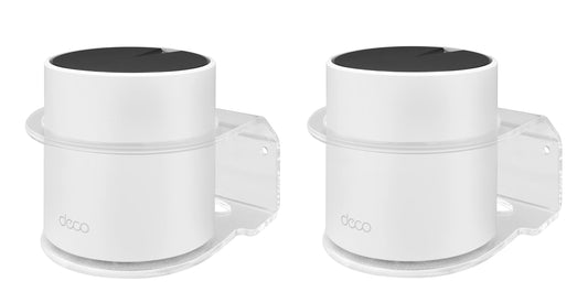 Acrylic Wall Mount for TP-Link Deco X55 AX3000 WiFi 6 Mesh System(Deco X55), X55 Pro, X20, X60, X68 (AX3000,AX1800,AX3600), 2 Pack