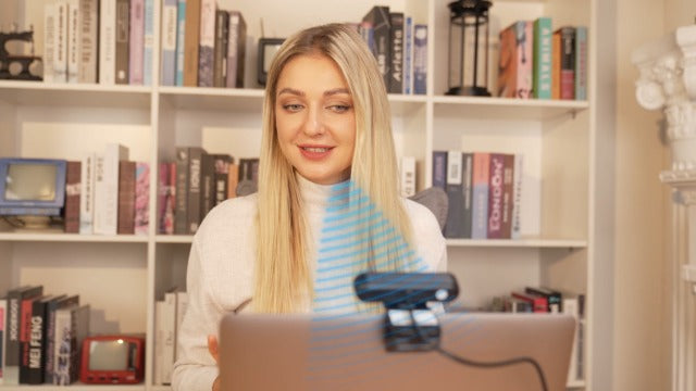saylas 2K Webcam with Lights, HD Webcam for PC, 2K@60FPS Web cam with Microphone, 65° FOV, Autofocus, Noise Cancellation, Privacy Cover, Web Camera for Computer/Laptop, USB Streaming Computer Camera