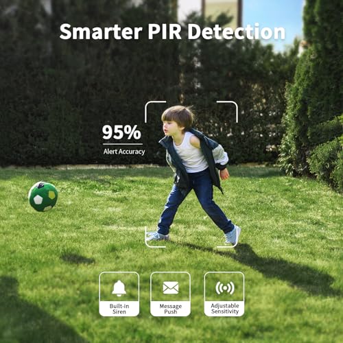 SEHMUA 2K Solar Security Cameras Wireless Outdoor, 2 Pack 360° View Pan/Tilt WiFi Security Camera Outside with Color Night Vision,Easy to Install, PIR Alarm, 2-Way Audio - Image 7