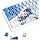 XVX Shine Through Keycaps, Side Print PBT Keycaps 75 Percent Dye Sub, 131 Keys Cherry Profile Custom Keycap 60 Percent, Wave of Kanagawa Double Shot Keyboard Keycap for Mechanical Keyboards