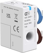 TONGOU WiFi Smart Home Energy Monitor Accessory,1-50A 100-240VAC,Window-type Current Transformer with Power Monitoring in Tuya/Smart Life,Export/Clear Power Data,Alarm Function,FCC Certified,1 PC - Image 1