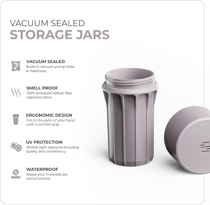 Staze Preserve Vacuum Sealed Storage Jars (148ml) | Food Storage Container with Protection - (COSMIC TRIO)