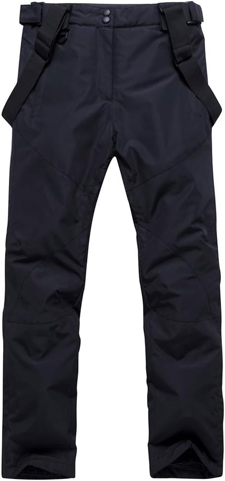 YEEFINE Men's Waterproof Snow Ski Pants Insulated Warm Winter Outdoor Snowboard Bibs with Suspenders