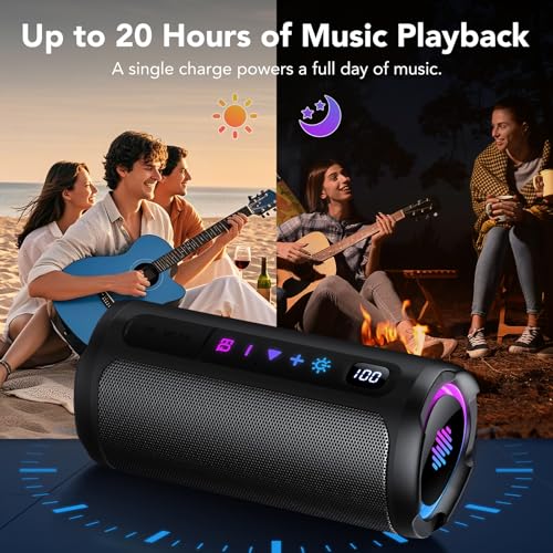 Portable Bluetooth Speaker with Battery Level Displa | Audio Accessori - Image 8