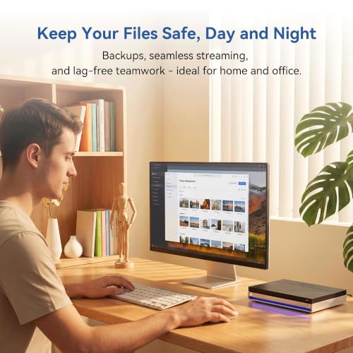 LincStation N1 6-Bay NAS Storage - 16G RAM, 128G ROM, Intel N5105 Quad-Cor 2.9 GHz, 2 Bays 2.5" SATA HDD + 4xM.2 NVMe SSD Slots, 4K HDMI, 2.5GbE, 2-Year Warranty, Network Attached Storage (Diskless)