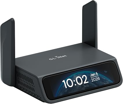 GL.iNet Comet 5G Redcap GL-RM10RC Remote KVM 4K HDMI Touchscreen Wi-Fi 6