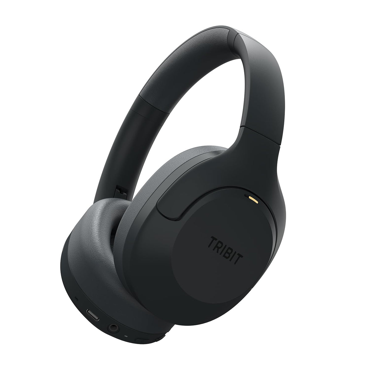Tribit QuietPlus 81 Wireless Over-Ear Headphones, 110H Playtime, Black