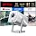 Smart Projector [Built-in Apps/4K Support/2026 Upgraded] with WiFi and Bluetooth, Native 1080P Outdoor Movie Projector, Auto Focus, Dolby Audio, TOPTRO Mini Portable Proyector w/ YouTube/Prime Video