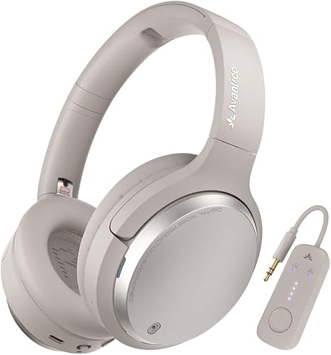 Avantree Sky Eon - ANC Travel Headphones with Airplane Adapter