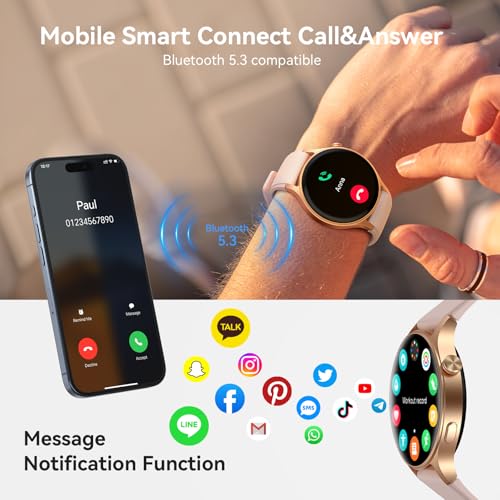 Smart Watch for Women, Answer/Make Call, 1.32'' AMOL | Smartwatches - Image 3