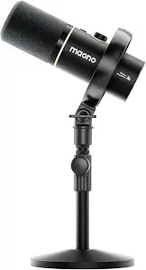MAONO PD200W Hybrid Wireless Podcast Microphone for PC, Dynamic XLR USB Mic
