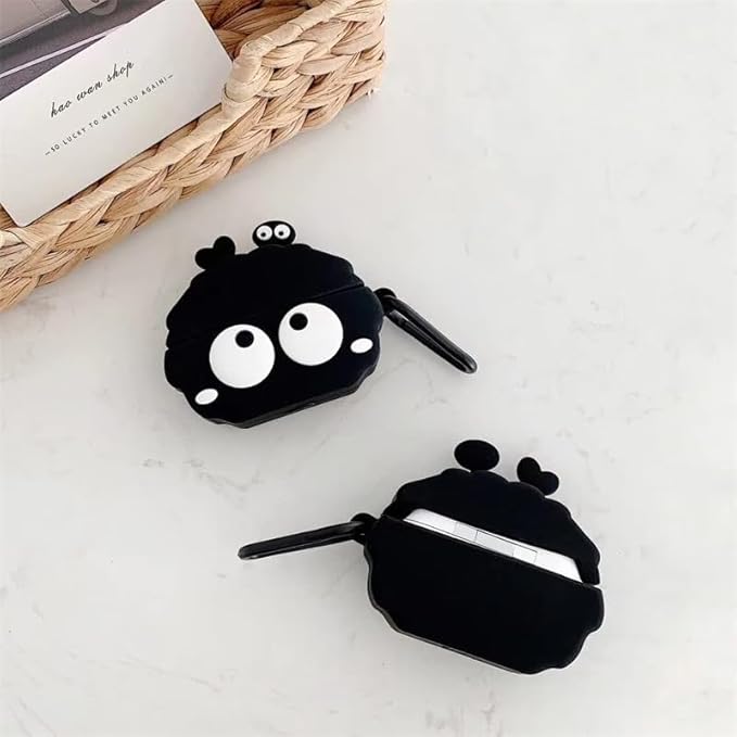 Compatible with Airpods Pro 2nd Generation Case 2022, Cute AirPods Pro 2 Case Cartoon, Kawaii Soft Silicone Protective Cover for Apple New Airpods Pro2 for Men Women (Dust Ball)