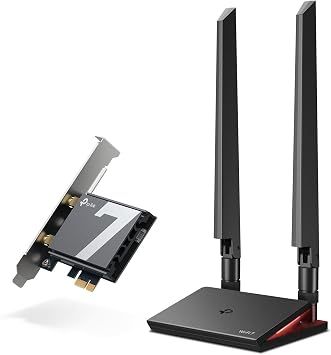 TP-Link WiFi 7 BE9300 PCIe WiFi Card for Desktop PC| Tri-Band Network Card
