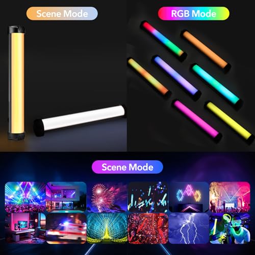 Handheld Light Wand, RGB LED Video Light Stick, LED Video Wand