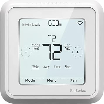 Honeywell TH6320ZW2003 LYRIC T6 PRO Z-WAVE THERMOSTAT