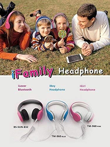 Kids Headphones with Cord, Toddler Headphones with Sharing Function, 85dB/93dB Safe Volume Limit, for Toddler Children Baby Boys Girls On-line Study, School, Travel use (Blue)