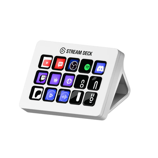 Elgato Stream Deck MK.2 White Studio Controller, 15 Keys
