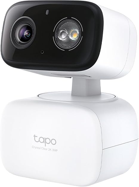 Tapo 2K Indoor/Outdoor Pan/Tilt Wired Security Camera, Baby Monitor, C216