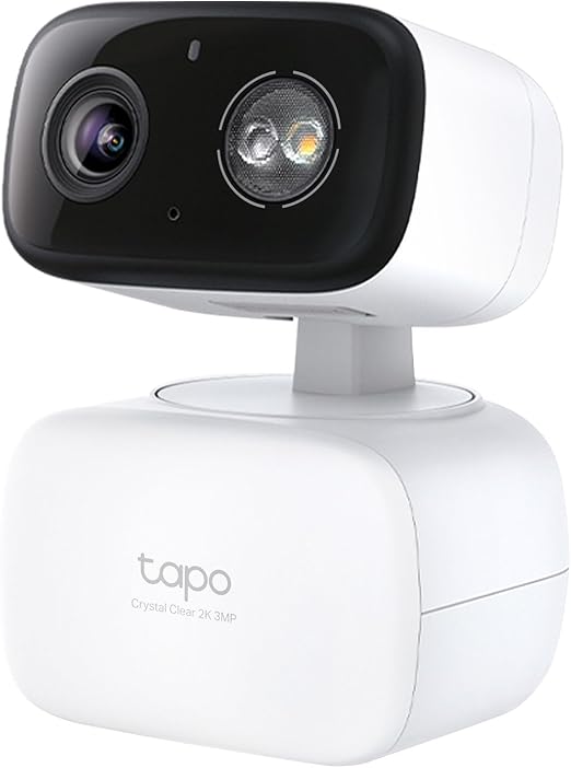 Tapo 2K Indoor/Outdoor Pan/Tilt Wired Security Camera, Baby Monitor, C216