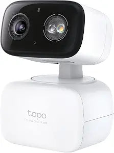Tapo 2K Indoor/Outdoor Pan/Tilt Wired Security Camera, Baby Monitor, C216