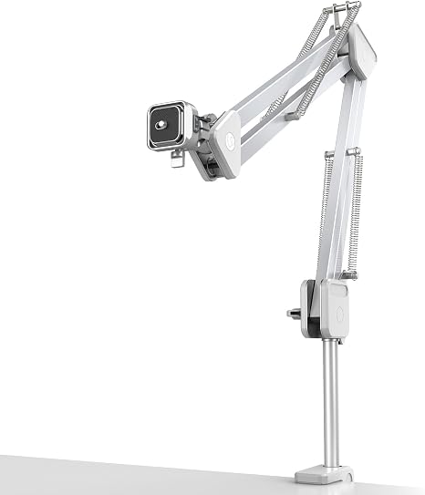 ULANZI TH04 Overhead Camera Mount with Magic Arm and 1/4" Ball Head, 360° Rotatable Camera Desk Mount, Desk Tripod with Uka Quick Release Setup for DSLR Cameras/Webcam/iPhone/Ring Light/Microphone - Image 5