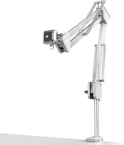 ULANZI TH04 Overhead Camera Mount with Magic Arm and 1/4" Ball Head, 360° Rotatable Camera Desk Mount, Desk Tripod with Uka Quick Release Setup for DSLR Cameras/Webcam/iPhone/Ring Light/Microphone - Image 1