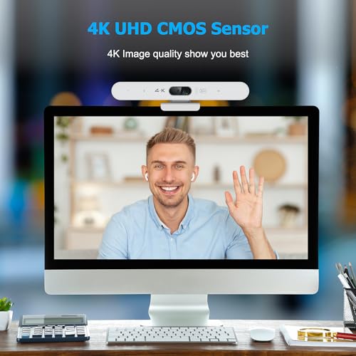 Conference Room Camera, 4K AI Conference Webcam with | Computer Access - Image 3