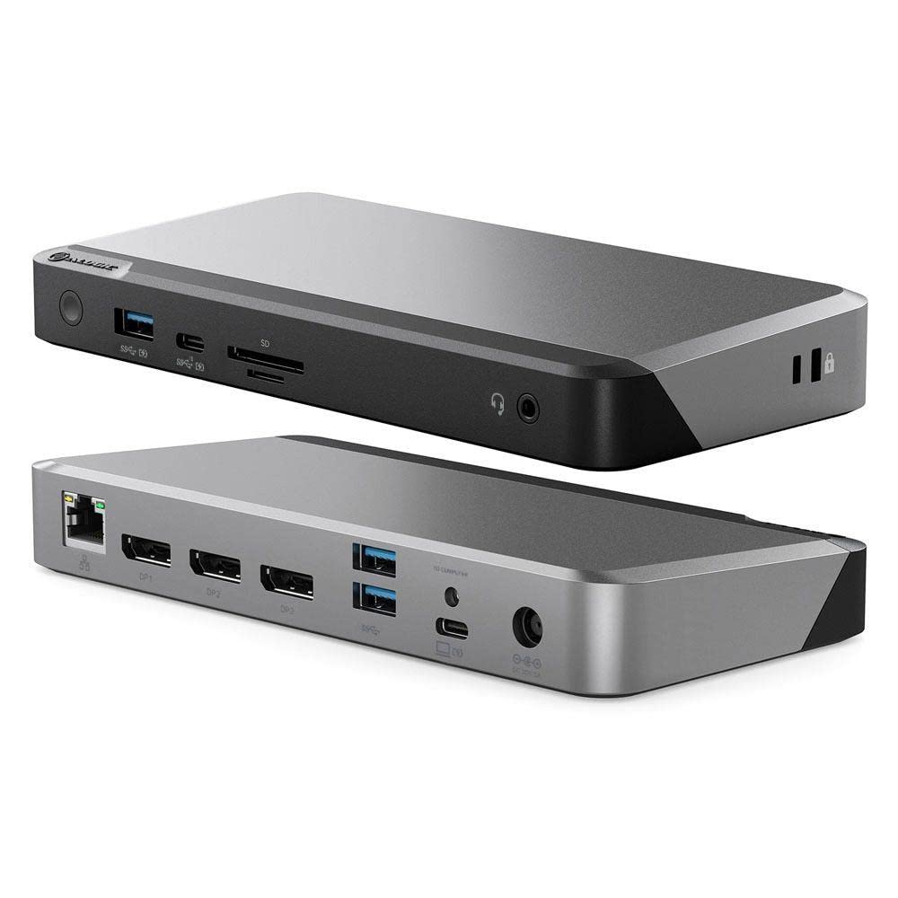 ALOGIC MX3 4K Triple Display Docking Station, 11-in-1 USB-C Dock with 3X DisplayPort, 100W Laptop Charging, USB Hub, Ethernet, SD & microSD Card Reader, Audio Jack for Windows Laptops