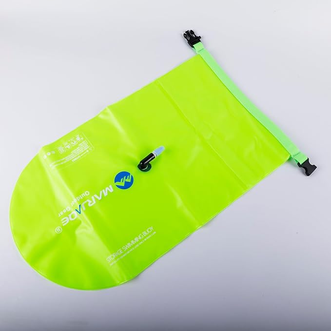 20L Storage Swim Buoy for Open Water Swimmers ，Waterproof Dry Bag Swim Safety Float