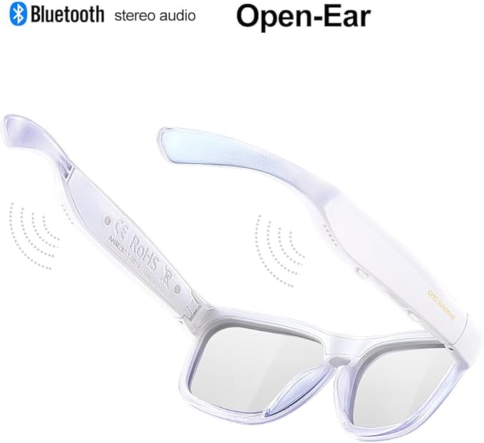OhO sunshine, Polarized Sunglasses with Bluetooth Speaker, Open Ear Audio, Athletic/Outdoor UV Protection and Voice Control
