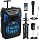 Pyle Portable Bluetooth PA Speaker System - 400W Outdoor Bluetooth Speaker Portable PA System w/Microphone in, Party Lights, MP3/USB SD Card Reader, FM Radio, Rolling Wheels - Mic, Remote - PPHP82SM