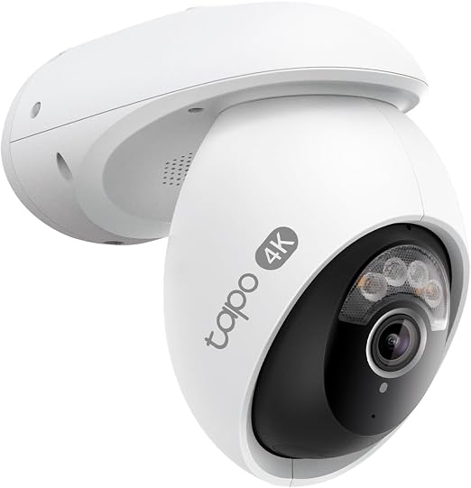 Tapo 4K Wired Pan/Tilt Outdoor Security Camera, C560WS, 360° View
