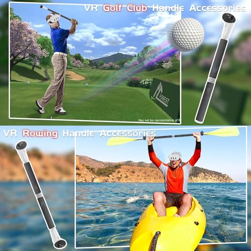 HiBloks 3 in 1 Handle Attachments Fit for Meta Quest 3S/Quest 3 Controller