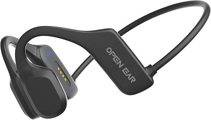 UltraComfort Open-Ear Bone Conduction Headphones - Wireless Bluetooth 5.3 Headsets, IPX5 Waterproof, 8H Playtime, Glasses-Friendly Design for Sports & Daily Use