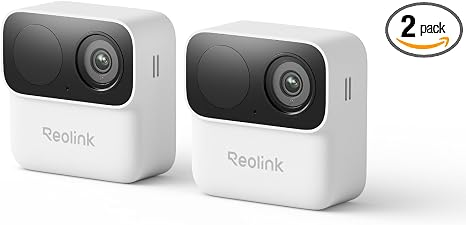 REOLINK Argus MagiCam Security Cameras Wireless Outdoor 1080p, 2 Pack