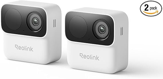 REOLINK Argus MagiCam Security Cameras Wireless Outdoor 1080p, 2 Pack