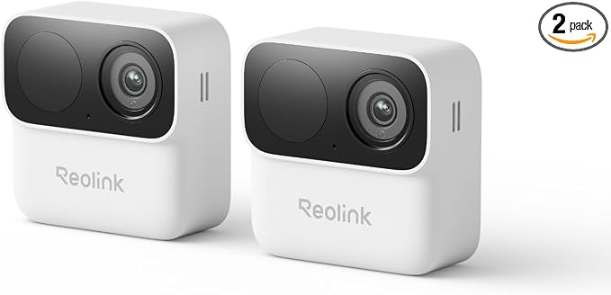 REOLINK Argus MagiCam Security Cameras Wireless Outdoor 1080p, 2 Pack