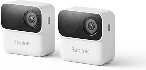 REOLINK Argus MagiCam Security Cameras Wireless Outdoor 1080p, 2 Pack