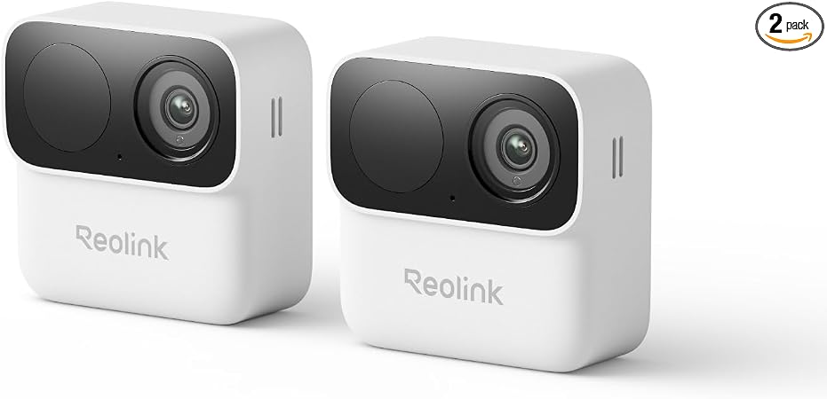 REOLINK Argus MagiCam Security Cameras Wireless Outdoor 1080p, 2 Pack