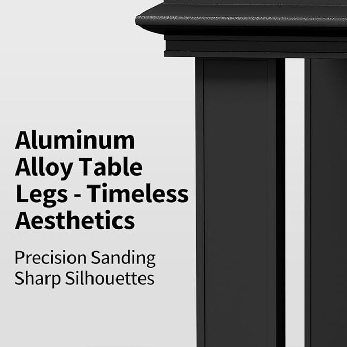 Tall Plant Stand Indoor, Modern Black Aluminum Alloy Plant Shelf, Corner Flower Pot Holder Organizer for Living Room, Balcony, Patio, Garden (L15.8 x W15.8 x H27.6 inch)