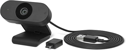 Amazon Basics Webcam with Microphone, Up to Full HD 1080p Webcam, Black - Image 4