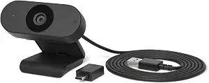 Amazon Basics Webcam with Microphone, Up to Full HD 1080p Webcam, Black - Image 1