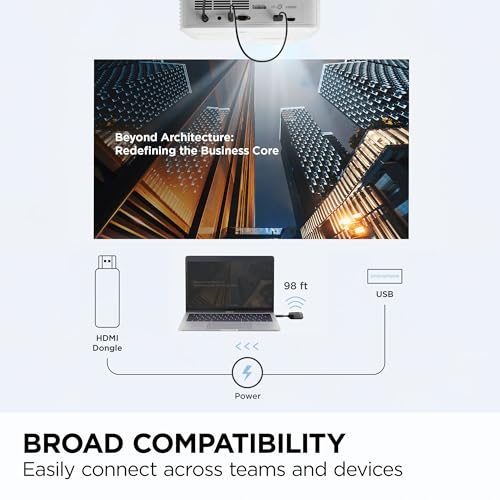ViewSonic WPD-900 ViewShare Wireless Screen Casting Kit, HDMI USB C
