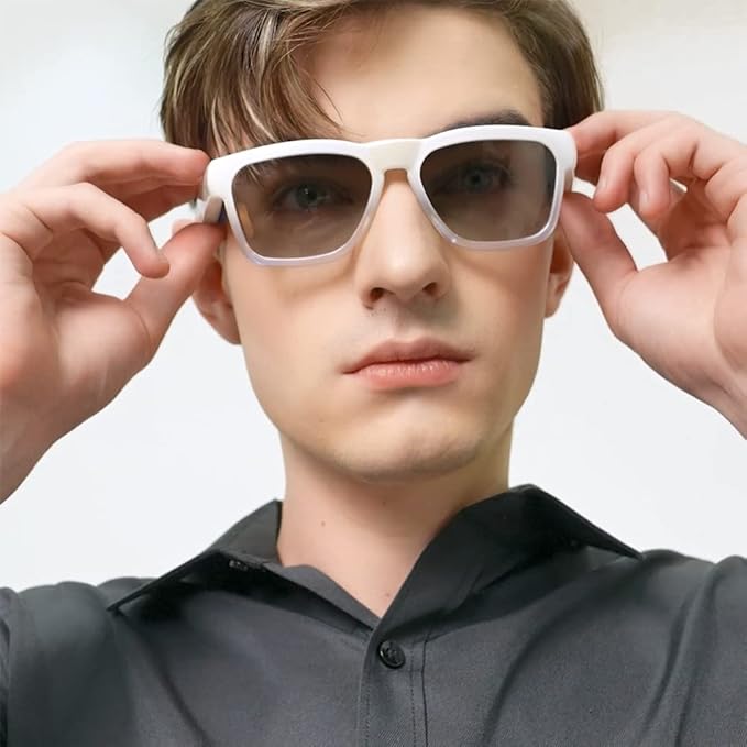 OhO sunshine, Polarized Sunglasses with Bluetooth Speaker, Open Ear Audio, Athletic/Outdoor UV Protection and Voice Control