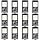 12-Pack ESP32-DevKitC-32 Development Board, Type-C, 38-Pin