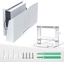 Starlink Router Mount for Gen 3 (V3) Standard, 2 in 1 Wall Mount Bracket Holder with Cable Storage for Starlink Router and Power Supply Mount Accessories - Image 1